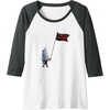 image:imageTrolls World Tour  Guy Diamond Tiny Diamond Raglan Baseball TeeDark Heather GreyWhite