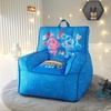image:imageTrolls World Tour Kids Nylon Bean Bag Chair with Piping amp Top Carry HandleBlues Clues