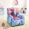 image:imageTrolls World Tour Kids Nylon Bean Bag Chair with Piping amp Top Carry HandleFrozen 2 Purple