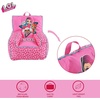 image:imageTrolls World Tour Kids Nylon Bean Bag Chair with Piping amp Top Carry HandleLol Surprise