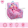 image:imageTrolls World Tour Kids Nylon Bean Bag Chair with Piping amp Top Carry HandleMinnie Mouse