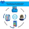 image:imageTrolls World Tour Kids Nylon Bean Bag Chair with Piping amp Top Carry HandlePj Mask