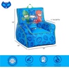 image:imageTrolls World Tour Kids Nylon Bean Bag Chair with Piping amp Top Carry HandlePj Mask