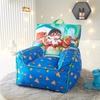 image:imageTrolls World Tour Kids Nylon Bean Bag Chair with Piping amp Top Carry HandleRyans World
