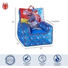 image:imageTrolls World Tour Kids Nylon Bean Bag Chair with Piping amp Top Carry HandleSpidey and Friends
