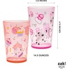 image:imageZak Designs 145oz DreamWorks Trolls World Tour Nesting Tumbler Set Includes Durable Plastic Cups Fun Drinkware is Perfect for Kids 4pk 145oz Poppy amp FriendsGabbys Dollhouse