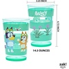 image:imageZak Designs 145oz DreamWorks Trolls World Tour Nesting Tumbler Set Includes Durable Plastic Cups Fun Drinkware is Perfect for Kids 4pk 145oz Poppy amp FriendsBluey