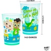 image:imageZak Designs 145oz DreamWorks Trolls World Tour Nesting Tumbler Set Includes Durable Plastic Cups Fun Drinkware is Perfect for Kids 4pk 145oz Poppy amp FriendsCoComelon