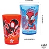 image:imageZak Designs 145oz DreamWorks Trolls World Tour Nesting Tumbler Set Includes Durable Plastic Cups Fun Drinkware is Perfect for Kids 4pk 145oz Poppy amp FriendsSpidey and His Amazing Friends