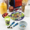 image:imageZak Designs Dreamworks Trolls 2 Movie Poppy Branch Kids BPAFree Dinnerware Set Includes Plate Bowl Tumbler and Water Bottle Made of Durable Material and Perfect for Kids 4 Piece Set TROU2870Paw Patrol Boy