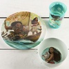 image:imageZak Designs Dreamworks Trolls 2 Movie Poppy Branch Kids BPAFree Dinnerware Set Includes Plate Bowl Tumbler and Water Bottle Made of Durable Material and Perfect for Kids 4 Piece Set TROU2870Moana  Maui  Pua