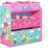 image:imageDelta Children Design and Store 6 Bin Toy Storage Organizer Trolls World TourPeppa Pig