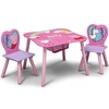 image:imageDelta Children Kids Table and Chair Set with Storage 2 Chairs Included Trolls World TourPeppa Pig Unicorn
