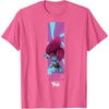 image:imageDreamWorks Trolls Band Together BroZone Floyd TShirtPink Heather
