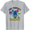 image:imageDreamWorks Trolls Band Together BroZone Perfect Harmony TShirtHeather Grey