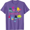 image:imageDreamWorks Trolls Band Together BroZone Poppy and Viva TShirtPurple Heather