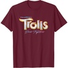 image:imageDreamWorks Trolls Band Together Movie Logo TShirtBurgundy