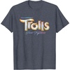 image:imageDreamWorks Trolls Band Together Movie Logo TShirtHeather Blue