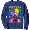 image:imageDreamWorks Trolls Band Together Poppy and Viva Sisters SweatshirtNavy Blue