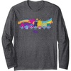 image:imageDreamWorks Trolls Band Together Rainbow Long Sleeve TShirtDark Heather Grey