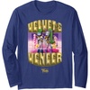 image:imageDreamWorks Trolls Band Together Velvet and Veneer Long Sleeve TShirtNavy Blue