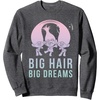 image:imageDreamWorks Trolls Big Hair Big Dreams SweatshirtDark Heather Grey