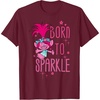 image:imageDreamWorks Trolls Born to Sparkle TShirtBurgundy