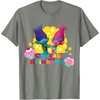 image:imageDreamWorks Trolls Branch and Poppy Cupcakes TShirtOlive Heather