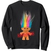 image:imageDreamWorks Trolls Censored Rainbow Hair SweatshirtBlack