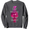 image:imageDreamWorks Trolls Extra Sparkly SweatshirtDark Heather Grey