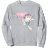 image:imageDreamWorks Trolls Flower Print SweatshirtHeather Grey