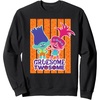 image:imageDreamWorks Trolls Halloween Gruesome Twosome SweatshirtBlack