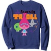 image:imageDreamWorks Trolls Halloween Scaredy Troll SweatshirtNavy Blue