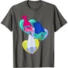 image:imageDreamWorks Trolls Hearts and Hearts TShirtAsphalt Grey