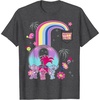 image:imageDreamWorks Trolls Poppy Rainbow TShirtDark Heather Grey