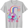image:imageDreamWorks Trolls Poppy Rainbow TShirtSilver Grey
