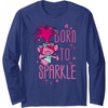 image:imageDreamWorks Trolls Poppy Sparkle Long Sleeve TShirtNavy Blue