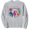 image:imageDreamWorks Trolls Rainbow Party SweatshirtHeather Grey