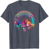 image:imageDreamWorks Trolls Rainbow Party TShirt SmallHeather Blue