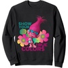 image:imageDreamWorks Trolls Show Your True Colors SweatshirtBlack