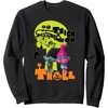 image:imageDreamWorks Trolls Trick or Treat Halloween SweatshirtBlack