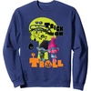 image:imageDreamWorks Trolls Trick or Treat Halloween SweatshirtNavy Blue