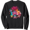image:imageDreamWorks Trolls Womens Roll SweatshirtBlack