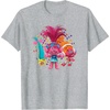 image:imageDreamWorks Trolls Womens Roll TShirtHeather Grey
