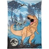 image:imageFranco Kids Bedding Super Soft Micro Raschel Blanket 62 in x 90 in Trolls World TourJurassic World  Dino Valley