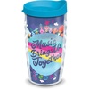 image:imageTervis 1353667 DreamWorks Trolls  Music Together Insulated Tumbler with Wrap and Turquoise Lid 10oz Wavy Clear