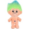 image:imageToys for Dogs  9 Inch Plush Dog Toy with Green Hair and Purple Body  Dog Toy with Squeaker  Plush Fabric Soft Medium Squeaky Dog Toy from TrollsBlueGreen Hair
