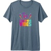 image:imageTrolls  Dance Vibes Premium Triblend TShirtSlate Grey