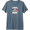 image:imageTrolls  Gimme A Beat Premium Triblend TShirtSlate Grey