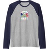 image:imageTrolls  Gimme A Beat Raglan Baseball TeeNavy BlueAthletic Heather